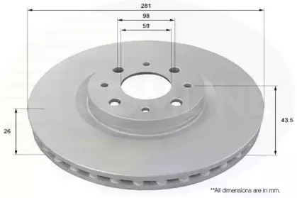 Тормозной диск COMLINE купить