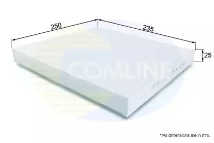 EKF172 Comline - Фільтр салону ( аналогWP9368/LAK411) COMLINE купить