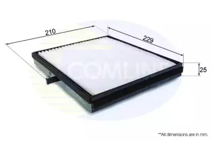 EKF256 Comline - Фільтр салону ( аналогWP9238/LA362 ) COMLINE купить