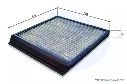 Фильтр, воздух во внутренном пространстве COMLINE купить