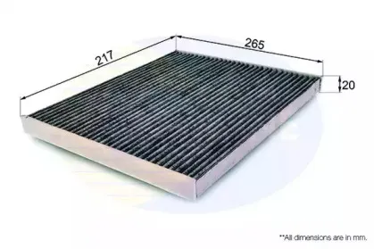 EKF137A Comline - Фільтр салону ( аналогWP9250/LA306 ) COMLINE купить