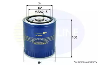 EOF064 Comline - Фільтр оливи ( аналогWL7214/OC288 ) COMLINE купить