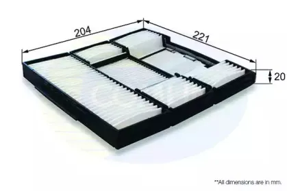 Фильтр, воздух во внутренном пространстве COMLINE купить