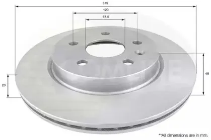 Тормозной диск COMLINE купить