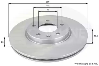 Тормозной диск COMLINE купить
