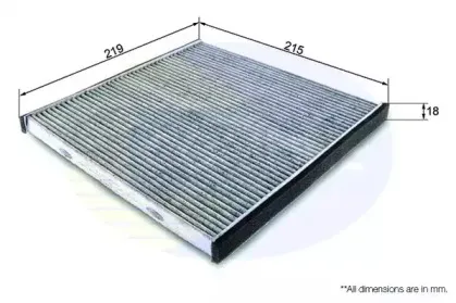 Фильтр, воздух во внутренном пространстве COMLINE купить