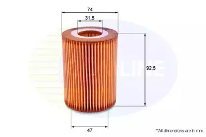 EOF218 Comline - Фільтр оливи ( аналогWL7460/OX437D ) COMLINE купить