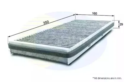 Фильтр, воздух во внутренном пространстве COMLINE купить