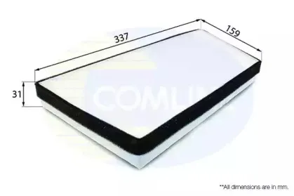 EKF115 Comline - Фільтр салону COMLINE купить