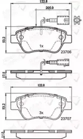 Комплект тормозных колодок, дисковый тормоз COMLINE купить