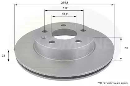Тормозной диск COMLINE купить