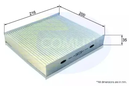 EKF380 Comline - Фільтр салону ( аналогWP2110/LA923 ) COMLINE купить