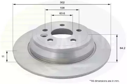 Тормозной диск COMLINE купить