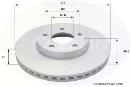 Тормозной диск COMLINE купить