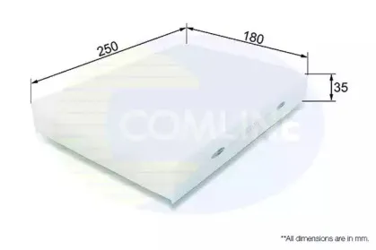 EKF386 Comline - Фільтр салону  аналогWP2124) COMLINE купить