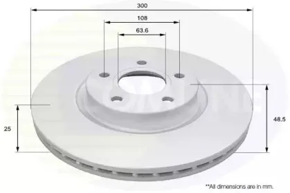 Тормозной диск COMLINE купить
