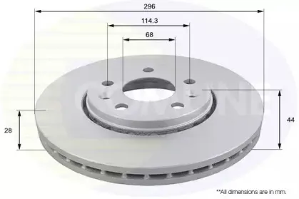 Тормозной диск COMLINE купить