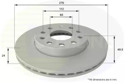 Тормозной диск COMLINE купить