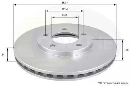 Тормозной диск COMLINE купить