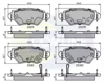 CBP31504 Comline - Гальмівні колодки до дисків COMLINE купить