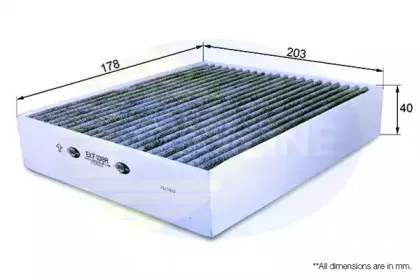 Фильтр, воздух во внутренном пространстве COMLINE купить