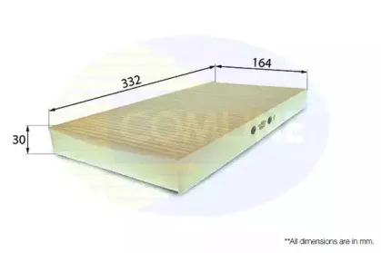 EKF116 Comline - Фільтр салону ( аналогWP9034/LA117 ) COMLINE купить