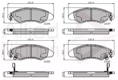 Комплект тормозных колодок, дисковый тормоз COMLINE купить