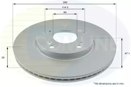 Тормозной диск COMLINE купить