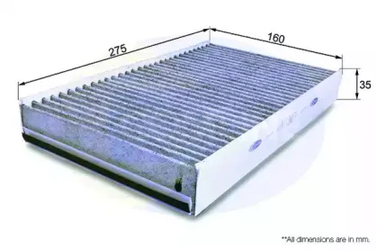 Фильтр, воздух во внутренном пространстве COMLINE купить