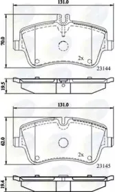 Комплект тормозных колодок, дисковый тормоз COMLINE купить