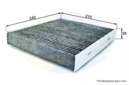 EKF161A Comline - Фільтр салону ( аналогWP9165/LAK220 ) COMLINE купить