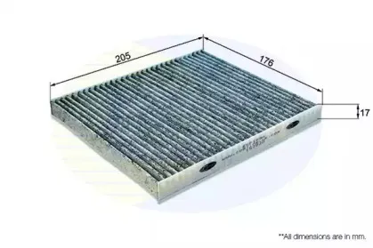 Фильтр, воздух во внутренном пространстве COMLINE купить