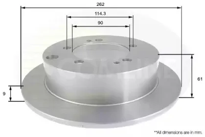 Тормозной диск COMLINE купить