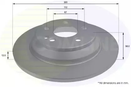Тормозной диск COMLINE купить
