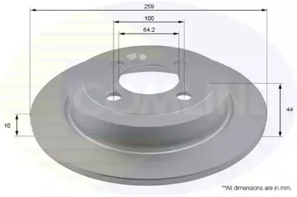 Тормозной диск COMLINE купить