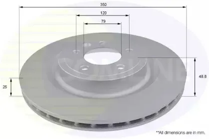 Тормозной диск COMLINE купить