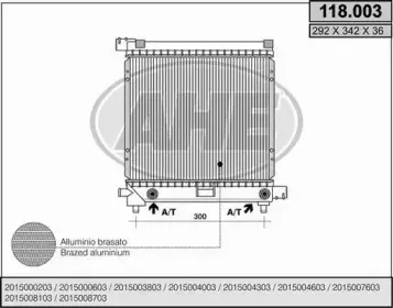 Радиатор, охлаждение двигателя AHE купить