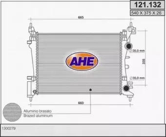 Радиатор, охлаждение двигателя AHE купить