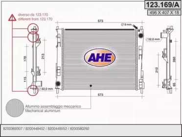 Радиатор, охлаждение двигателя AHE купить