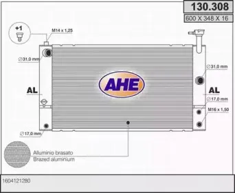 Радиатор, охлаждение двигателя AHE купить