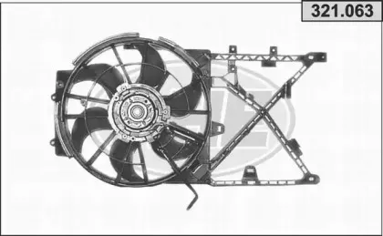 Вентилятор, охлаждение двигателя AHE купить