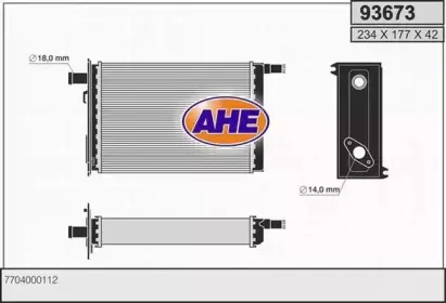 Теплообменник, отопление салона AHE купить