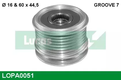 Механизм свободного хода генератора LUCAS ENGINE DRIVE купить