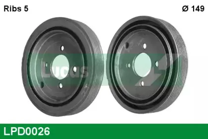 Ременный шкив, коленчатый вал LUCAS ENGINE DRIVE купить