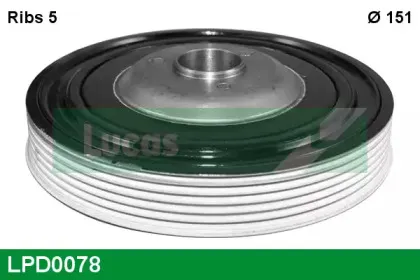 Ременный шкив, коленчатый вал LUCAS ENGINE DRIVE купить