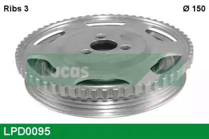 Ременный шкив, коленчатый вал LUCAS ENGINE DRIVE купить