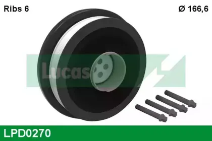 Ременный шкив, коленчатый вал LUCAS ENGINE DRIVE купить