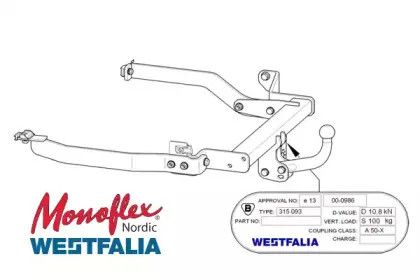 Прицепное оборудование MONOFLEX купить