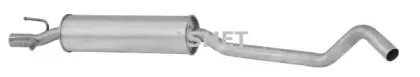 Средний глушитель выхлопных газов ASMET купить