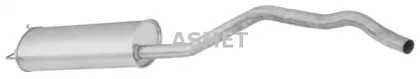 Средний глушитель выхлопных газов ASMET купить